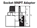 Socket MNPT Adapter