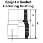 Spigot x Socket Reducing Bushing