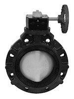 PP PURE PP TYPE-57 FLANGED BUTTERFLY VALVES