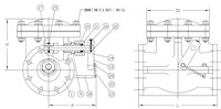 Swing Check Valves - Spring Assist - drawing